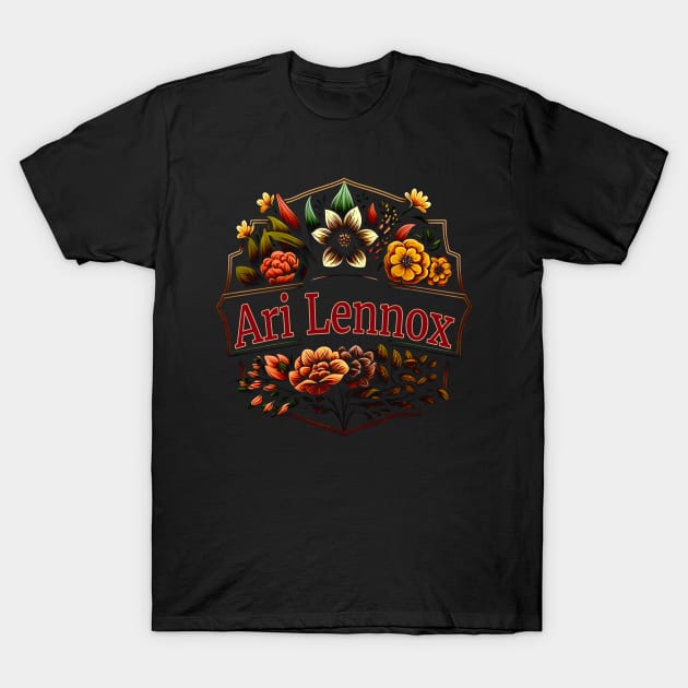 Ari Lennox Flower Vintage T-Shirt by Itulah Cinta